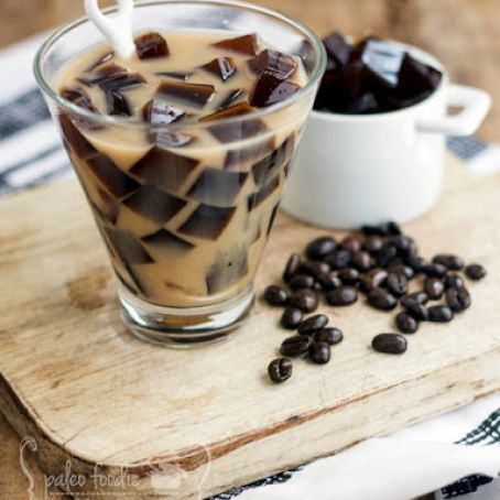 COFFEE JELLY ALMOND MILK TEA