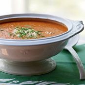 Roasted Corn, Pepper, and Tomato Chowder