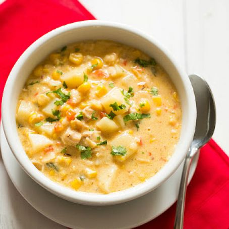Chipotle Chicken and Corn Chowder