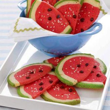 Watermelon Cookies