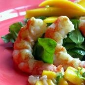 LANGOSTINOS FLAMBEADOS AL RON