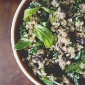 Everything Salad - Kale, pine nut, raisins