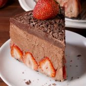 Strawberry Chocolate Mousse Cake