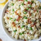 Summer Macaroni Salad In Lemon-Thyme Dressing, Creamy With A Tangy Twist