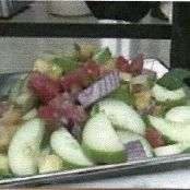 Heirloom Tomato, Cucumber & Red Onion Salad