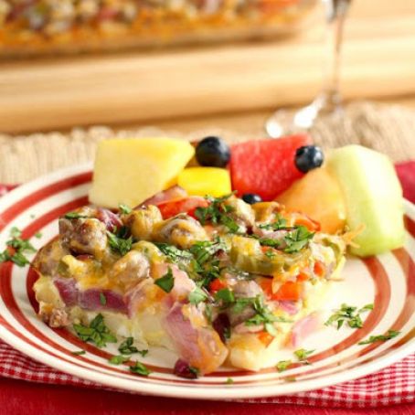 Sausage Fajita Breakfast Casserole