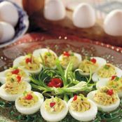 Almond Deviled Eggs