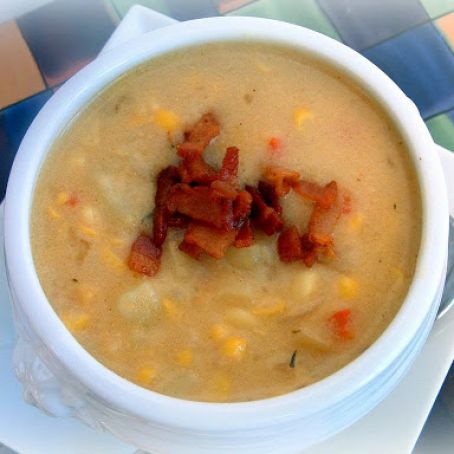 Ina Garten's Cheddar Corn Chowder
