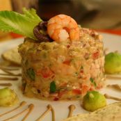 TIMBAL DE ENSALADA DE MARISCOS