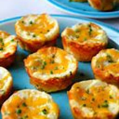 Cheesy Leftover Mashed Potato Muffins