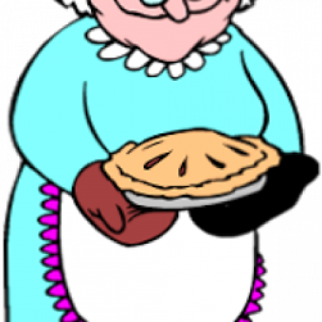 Mom's Pear Pie with Caramel Sauce