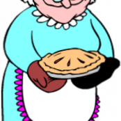 Mom's Pear Pie with Caramel Sauce