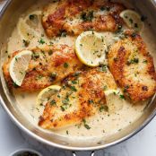 Creamy Lemon Parmesan Chicken Piccata
