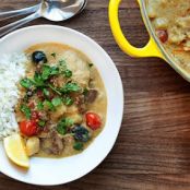 Portuguese Chicken Curry with Chorizo and Olives