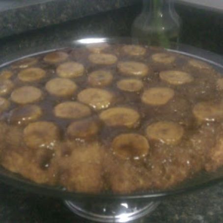 Bananas Foster Upside-Down Cake
