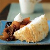 Angel Food Cake with Fall Fruit Compost