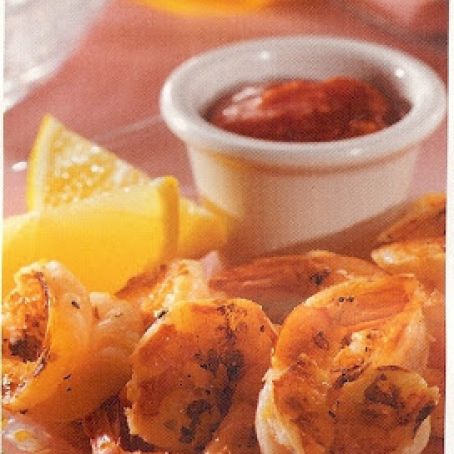 Lemon-Grilled Shrimp Cocktail