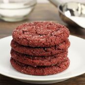 Red Velvet Sugar Cookies