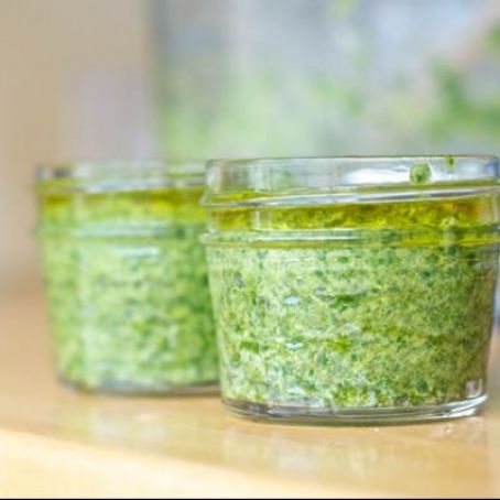 Bright Green Basil Pesto