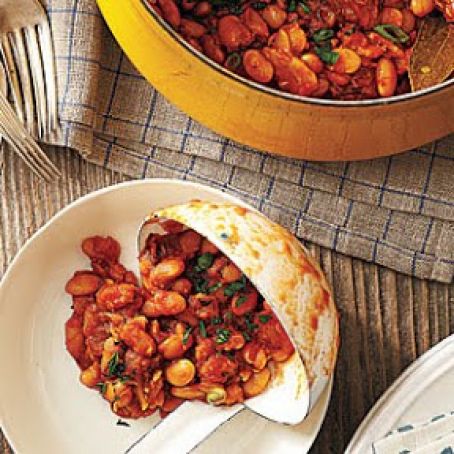 Smoked Baked Beans with Chorizo