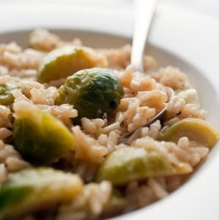 LEMON RISOTTO w/BRUSSELS SPROUTS
