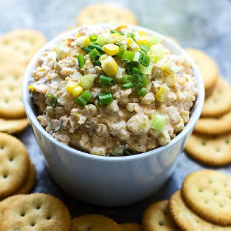 Cheddar, Corn, and Chipotle Dip