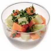 Honey Whipped Cottage Cheese with Melon