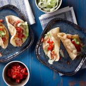 Puffy Tacos with Shredded Chicken