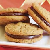 Gluten Free - Peanut Butter & Chocolate Sandwich Cookies