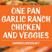 ONE PAN GARLIC RANCH CHICKEN & VEGGIES