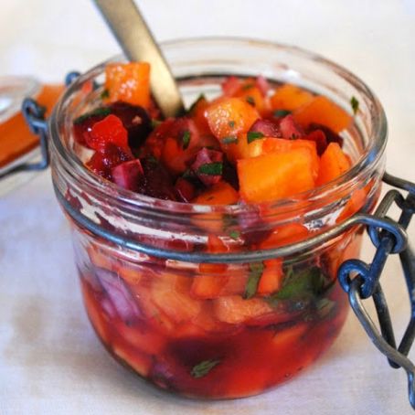Cranberry Persimmon Salsa