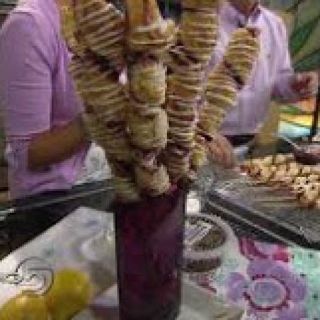 Lemon Iced Blackberry Twists on a Stick