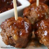 Bite-Size Cranberry Meatballs