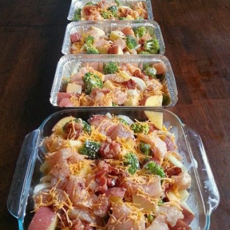  Chicken, Broccoli, Bacon & Potato Bake
