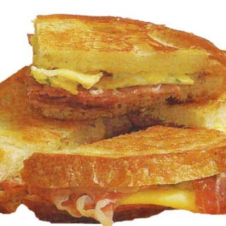 Egg and Prosciutto Panini