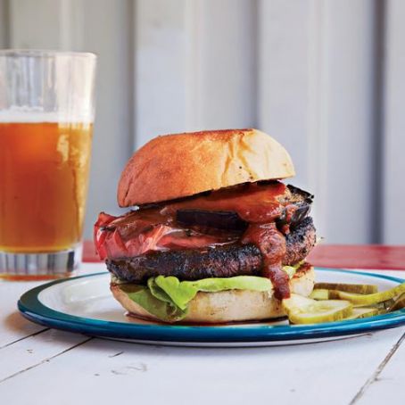 Beef Burgers with Sweet-n-Smoky Ketchup