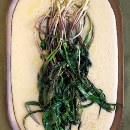 Grits with Ramps