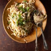 Tagliatelle with Poppy Seeds and Prosciutto