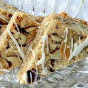 ALMOND BARS w/WHITE CHOC DRIZZLE