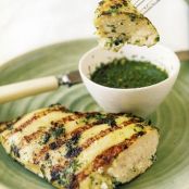 Thai Grilled Chicken with Cilantro Dipping Sauce