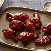 Sticky Onion Crunch Wings