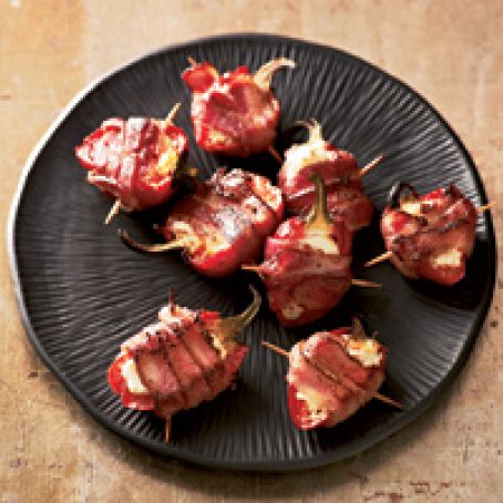 Bacon-Wrapped Cherry Peppers
