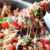One-Pot Chicken Burrito Bowls