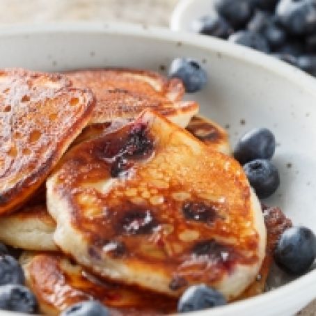 Quinoa Blueberry Pancakes