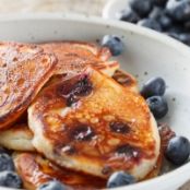 Quinoa Blueberry Pancakes
