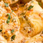 Creamy Caprese Shells