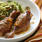Slow Cooker Maple Dijon Chicken Legs or Thighs