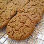 Molasses Spice Cookies With Dark Rum Glaze