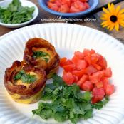 Bird's Nest Breakfast Cups (Baked Bacon and Eggs)