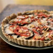 Eggplant, Tomato, and Smoked Mozzarella Tart